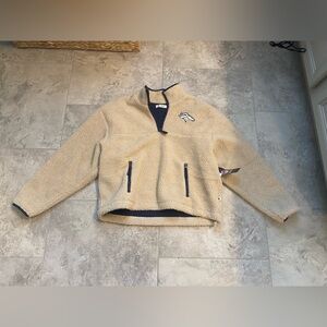 NWT Women’s Medium 47 Broncos Half Zip Pullover